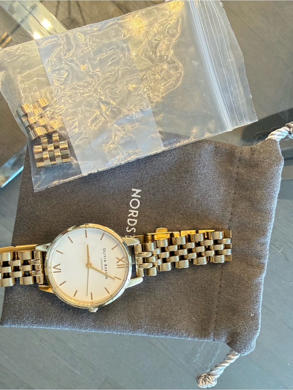 OLIVIA BURTON Gold and White Classic Bracelet Watch - Picture 3 of 3